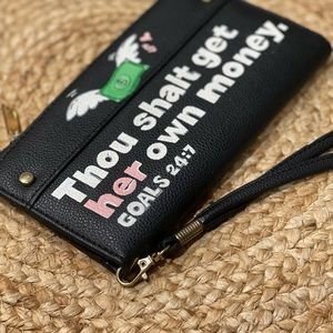 Custom Painted Wristlet 🤑